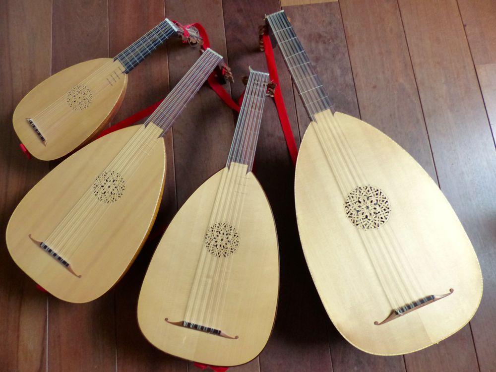 photo, our four lutes